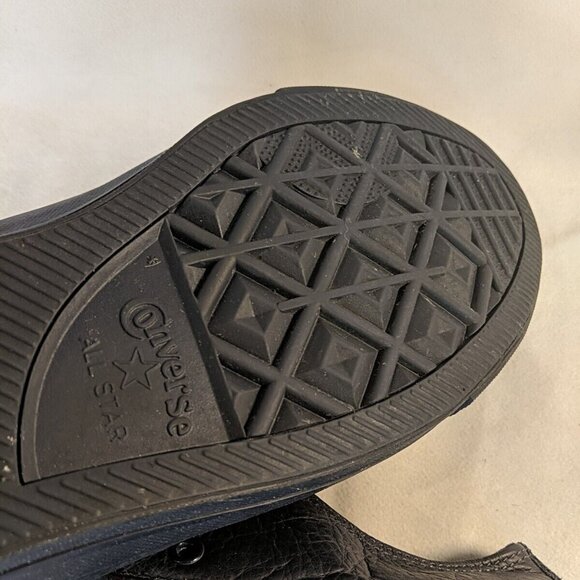 Converse Leather Inked 151105C Mens 13 Navy Blue Low Top Sneaker Shoe OX CTAS - Picture 9 of 12